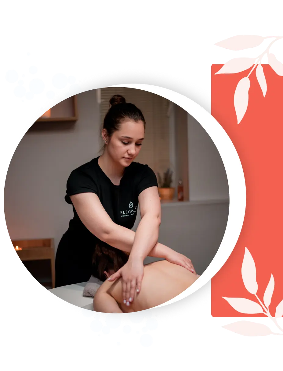 female doing massage