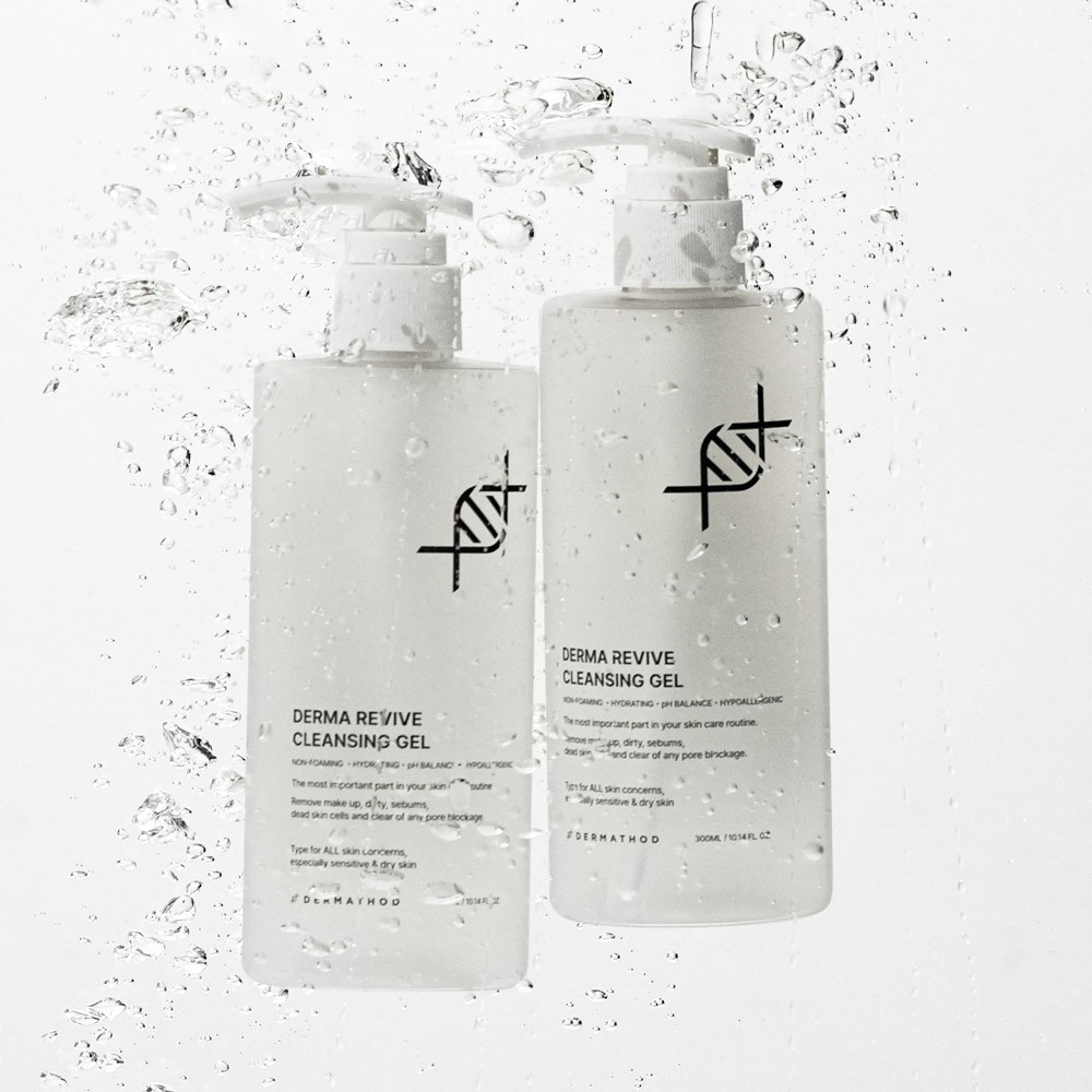 Derma Revive cleansing gel is used in professional facial services in Kennesaw, GA, gentle facial cleanser for sensitive skin.